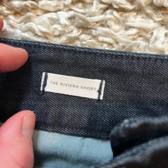 2/$30 - Loft - Dark Wash Jean Shorts - Picture 6 of 7